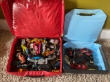 Vintage Hotwheels and Matchboxes within Cases