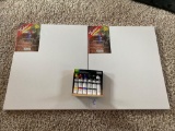 Artist Canvases and Acrylic Paints