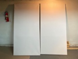 Two Large Canvases on Frames, Back Drops