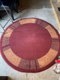 Round Decorated Rug