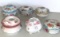 Vintage Porcelain, Floral Decorated Lady's Hair Receivers