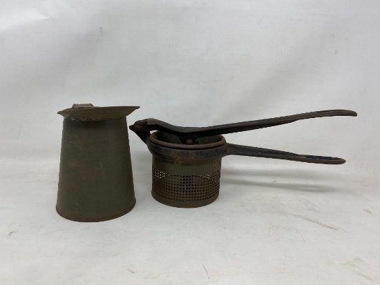 Antique Metal Kitchen Tools