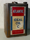 Advertisement Tin, Atlantic, Ideal Oil Co.