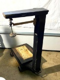 Antique Platform Scale with weights