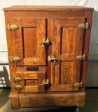 Antique Oak Ice Box/Cabinet