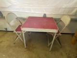 Folding Table and Chairs, 1970's era