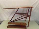 Antique Vintage Wooden Iron Boards