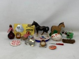 Paper Weights, Horse Figurines, and More