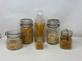 Vintage Glass Lid Canning Jars
