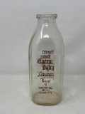 Vintage Milk Bottle, Queen Dairy