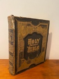 Antique Leather Bound Holy Bible