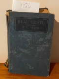 Antique Hard Bound Book, BEAU GESTE