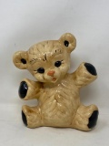 Glazed Pottery Bear Figurine