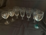 Clear Glass Stemmed Glassware