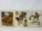 Three Vintage Children's Horse Puzzles, Playskool