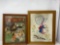 Mother Goose Melodies Poster and Hand Stitched Picture