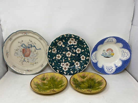 Vintage Germany Painted Plates, China and Modern Plates