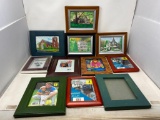 Eleven Photo Frames and Prints
