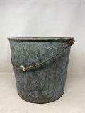 Galvanized Bucket with Wire Handle
