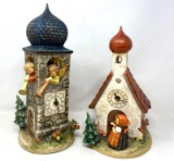 Two Hummel Church Figures- One 