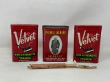 Velvet and Prince Albert Tobacco Tins