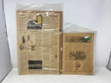 Two Vintage Newspapers- The Sand Paper and the Pathfinder, Early and Mid 1900's