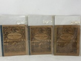 Antique, 1800's, 3 German Almanacs