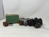 Fujica AX-3 Camera and PaX M2 Camera with Original Box