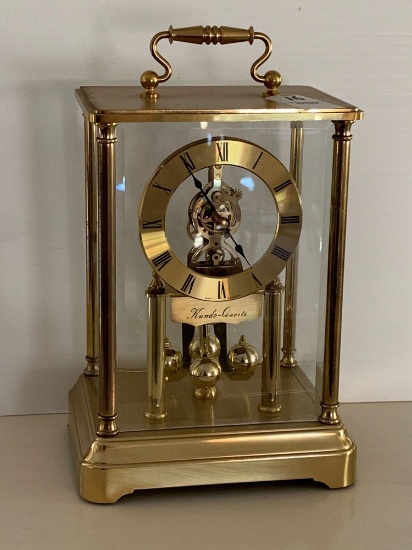 Brass Cased Shelf Clock