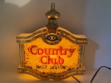 Country Club Malt Liquor Lighted Sign
