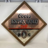 Coors Extra Gold Draft Mirror Advertisement