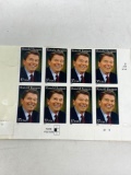 Sheet of 8 Ronald Reagan 37 Cent Stamps