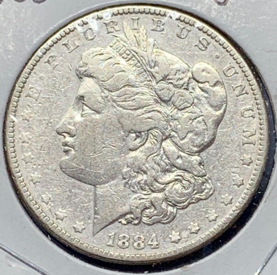Morgan Silver Dollar, 1884