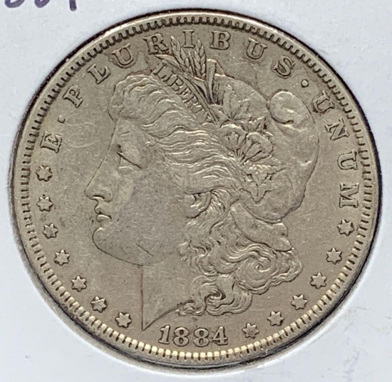 Morgan Silver Dollar, 1884