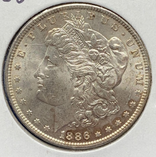 Morgan Silver Dollar, 1886