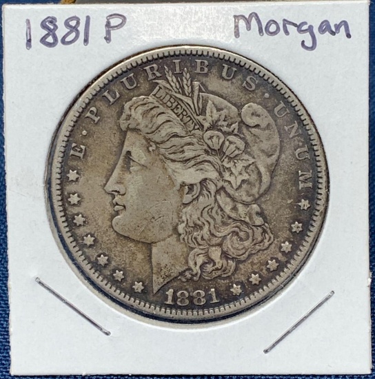 Morgan Silver Dollar, 1881