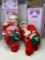 Two Collectible Christmas Dolls