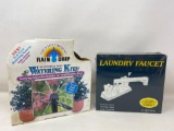 NEW Items: Rain Drip Watering Kit and Aqua Touch Laundry Faucet