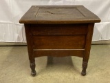 Antique Commode Cabinet style with gray agate chamber pot