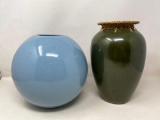 Blue & Green Vases
