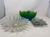 3 Glass Serving Dishes