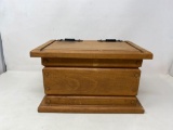 Handcrafted Hinged Lidded Wooden Box