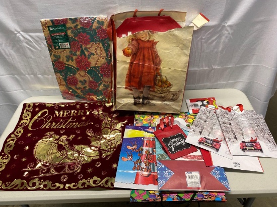 Christmas Gift Bags, Boxes and Placemats