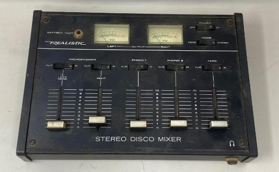 Realistic Stereo Disco Mixer
