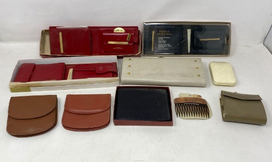 Wallets, Billfolds, Coin Purses and Hair Comb