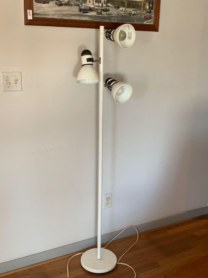 Floor Lamp, Swivel Heads