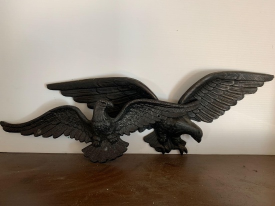 Two Cast Eagle Plaques