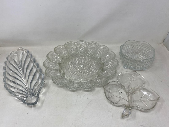 4 Glass Dishes