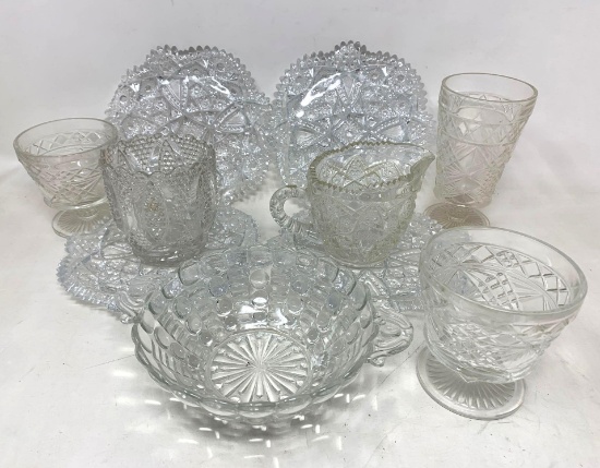 Vintage Clear Glass Grouping