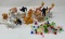 Plastic Animals and Plastic Colored Beads